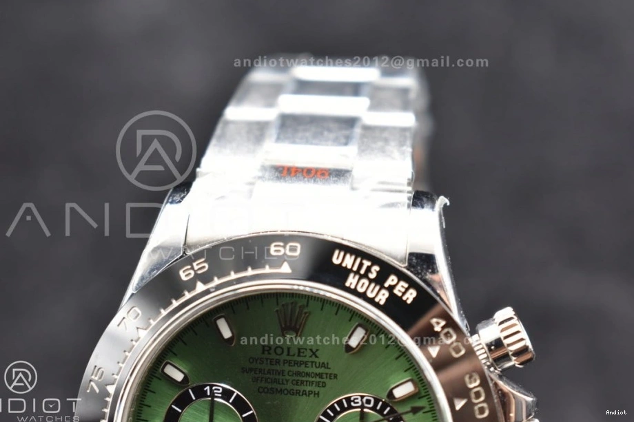 SS and Best Green Case Daytona IPK Edition SA4130 Bracelet Black 1:1 Bezel 904L Dial Ceramic 0212